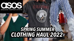 'HUGE ASOS Men\'s Spring Summer 2022 Fashion Haul + Try-On + Outfit Ideas | Jaded London, Topman, etc'