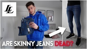 'Are Skinny Jeans DEAD? New In Legend London Try-On Haul | Men\'s Fashion 2022'