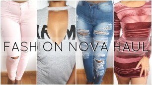 'FASHION NOVA TRY ON HAUL | NEW CLOTHING 2016'