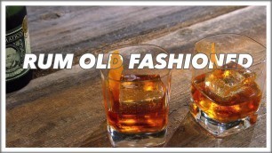 'Rum Old Fashioned Cocktail Recipe - Cocktails After Dark - Diplomatico Rum Cocktail'