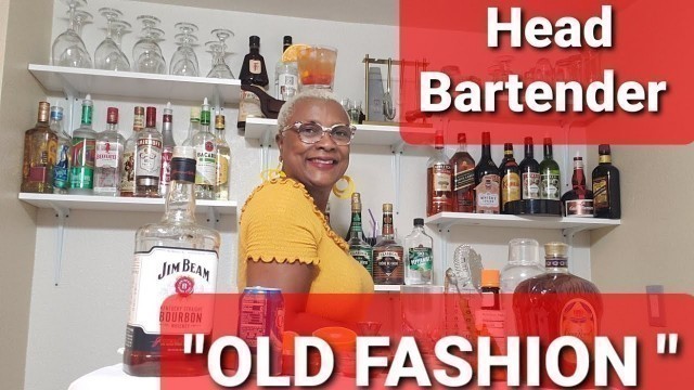 '#gfablustv #showtender #islandgirl HOW TO MAKE \"OLD FASHION COCKTAIL \"'