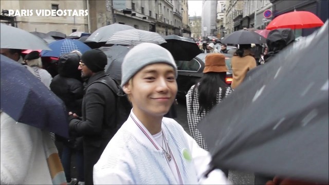 'ONE 원 Jung Jae-won 정제원 @ Paris 1 march 2020 Fashion Week show Thom Browne'