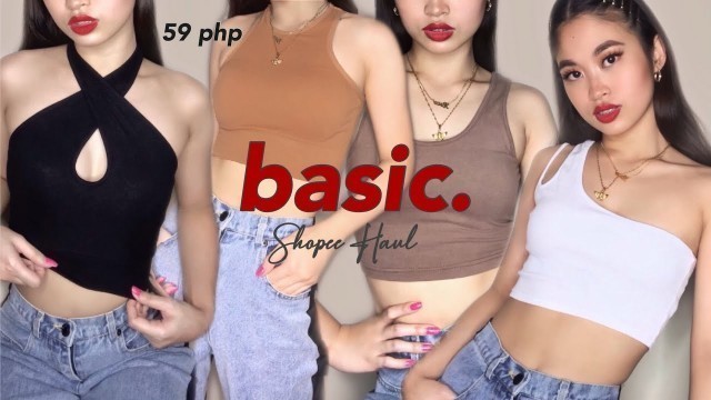 'CHILL HOLIDAY OUTFIT IDEAS/ LOUNGEWEAR BUT MAKE IT FASHION(basic shopee try-on haul)|Rica Catacutan'