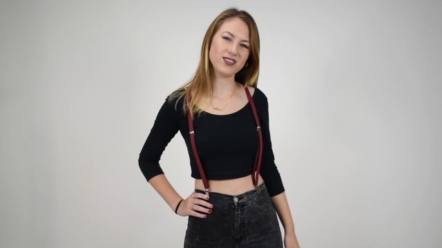 'Skinny Suspenders for Women (and Men!) - Burgundy'