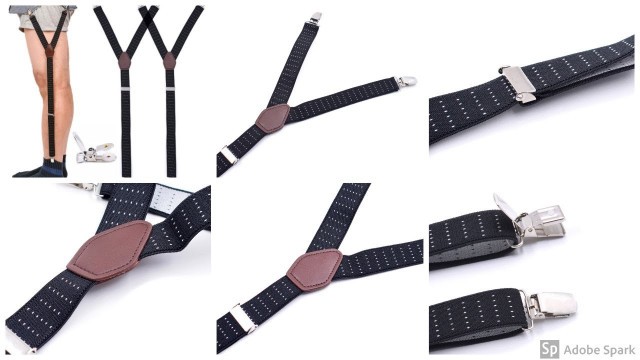 'Y Shape Adjustable Suspenders tirantes for men Women'