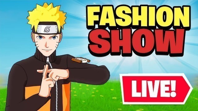 'FORTNITE FASHION SHOWS !! NARUTO SKIN GIVEAWAY | SKIN CONTEST | SQUID GAMES'