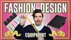 '5 ESSENTIAL TOOLS FOR FASHION DESIGN: key tools and equipment i use everyday for fashion design'