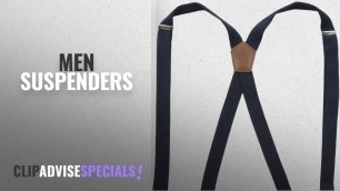 'Dockers Suspenders [ Winter 2018 ]: Dockers Men\'s Textured Solid Suspender,Navy,One Size'