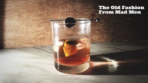 'How to Make \"The Old Fashion\" from Mad Men (AMC Series)'