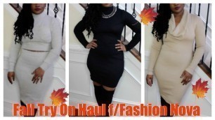 'Fashion Nova Try On Haul 2016'