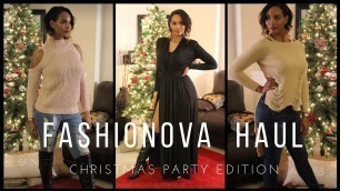 'Christmas Party Guide & Fashion Nova Try-On Haul'