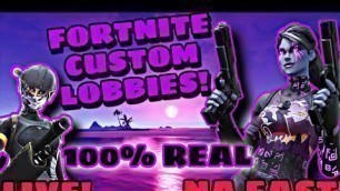 'FORTNITE NA EAST CUSTOMS GAMES LIVE! SCRIMS, FASHION SHOWS, HIDE AND SEEK AND MORE!'