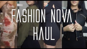 'Fashion Nova try on HAUL. | Evettexo'