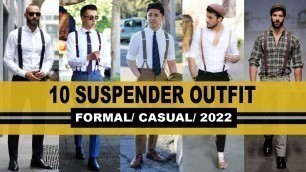 '10 Best Suspenders  for Men | How to wear suspenders |Suspender style |  suspender  |Men’s Fashion'