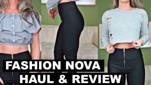 'Fashion Nova Try On Haul | VLOGMAS DAY 17 & 18'