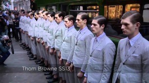 'Thom Browne SS13 at London Collections: Men'