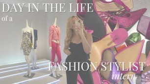 'Day in the Life of a Fashion Stylist Intern | styling a commercial, universal back lot, errands'