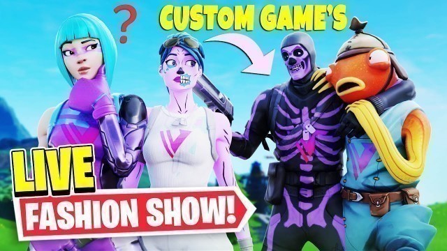 'NEW! LIVE fortnite CUSTOM MATCHMAKING Games fashion shows EU (GIVEAWAY!) (Gifting winners) TIER 1000'