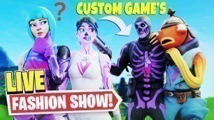 'NEW! LIVE fortnite CUSTOM MATCHMAKING Games fashion shows EU (GIVEAWAY!) (Gifting winners) TIER 1000'