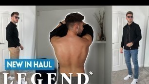 'NEW IN LEGEND LONDON Men\'s Clothing Haul & Try-On | Menswear Essentials 2022'