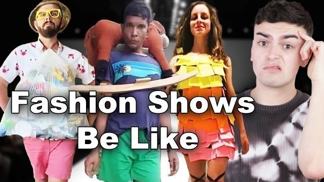 'Reacting to the \"Fashion Shows Be Like\" Tiktok Trend (IS IT STUPID OR FUNNY?)'