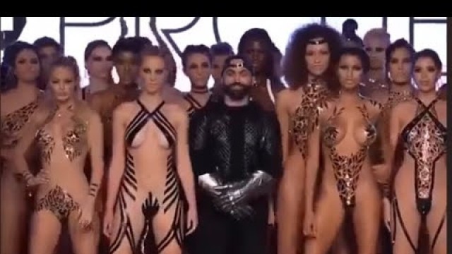 'Body paint fashion show 2021 | Vietmychannel Vlog'