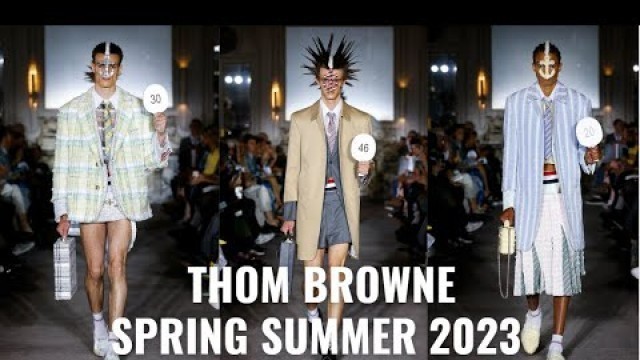 'Thom Browne SS23 Mens Fashion Wear'