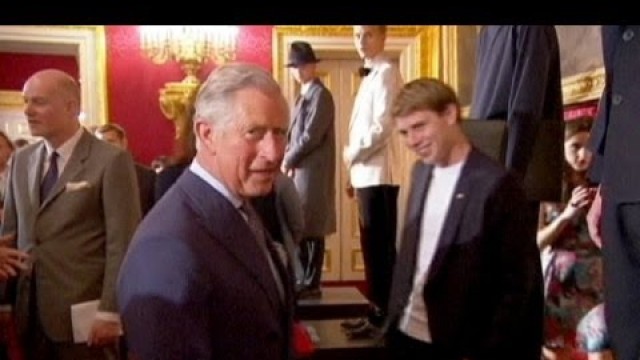 'Prince Charles opens London men\'s fashion week - no comment'