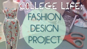 'VLOG| Life as a Fashion Design Major'