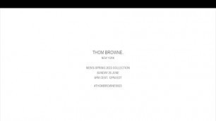 '... thom browne men\'s spring 2023 collection ...'