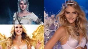 'Ciri The Witcher deepfake in Victoria Secret Fashion Shows'