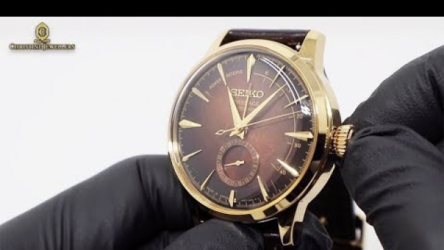 'UNBOXING SEIKO PRESAGE COCKTAIL \"OLD FASHIONED\" POWER RESERVE SSA392J1'