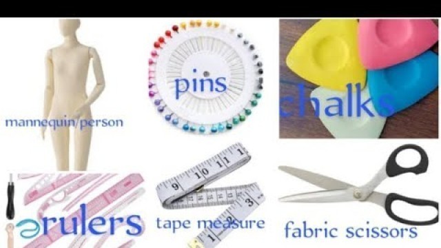 'basic personal equipment/tools for fashion designers guide.'