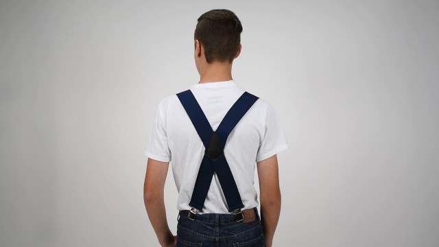 'Men\'s Work Suspenders - Non-Stretch for Heavy Duty Support'