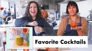 'Pro Chefs Make Their Favorite Cocktails (10 Recipes) | Test Kitchen Talks | Bon Appétit'