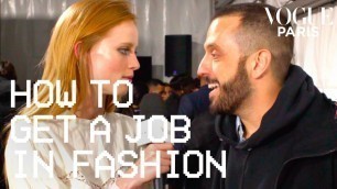 'Rianne Van Rompaey asks Piergiorgio del Moro how to become a Fashion Casting Director | Vogue Paris'