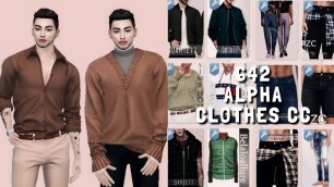 'The Sims 4 | 642 ALPHA MALE CLOTHES CC FINDS | + CC Links | Showcase | #1'