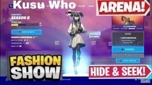 'LIVE FORTNITE SCRIMS + FASHION SHOWS! | Squid Game And Hide & Seek /WIN = GIFT'