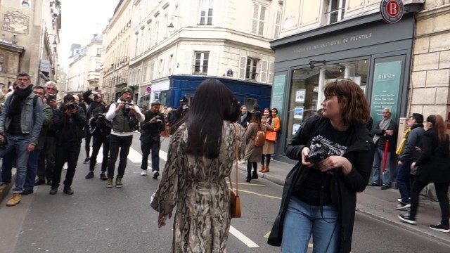 'YOYO CAO ATTENDING THOM BROWNE FASHION SHOW IN PARIS 2019.03.03'