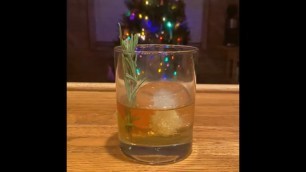 'Smoked Old Fashion Cocktail'