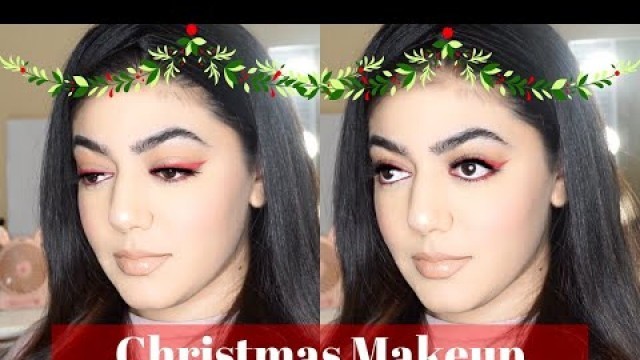 'Mrs. Claus...but make it fashion | Christmas Makeup Tutorial | Chantel Elona'