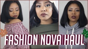 'Fall Fashion Nova Try On Haul 2016 | ♡ Baddie Gear'