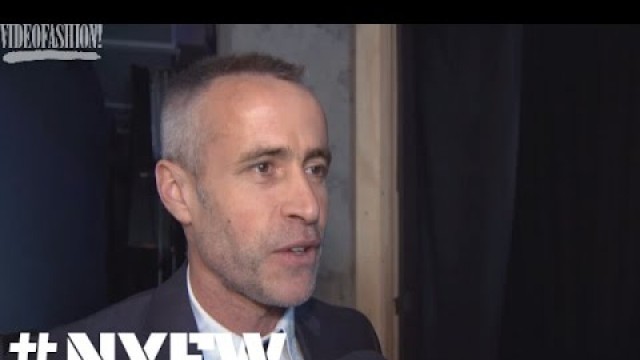 'Backstage Interview with Designer Thom Browne at New York Fashion Week'