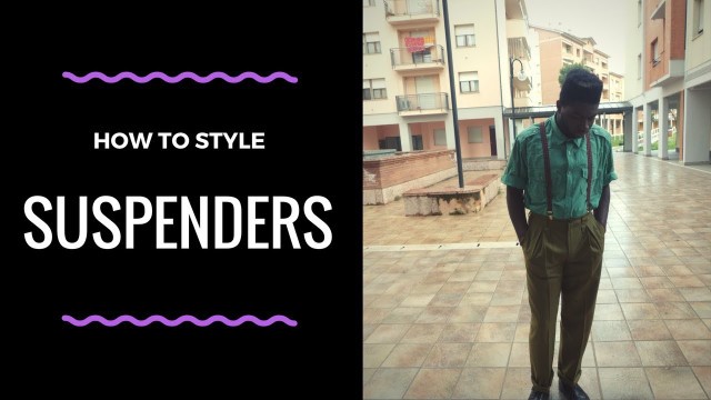 'Suspenders style'