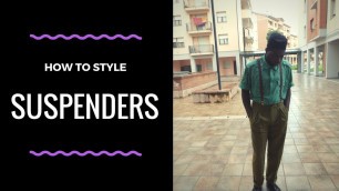 'Suspenders style'