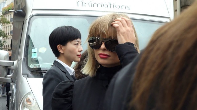 'XENIA ADONTS ATTENDING THE THOM BROWNE FASHION SHOW IN PARIS 2019.09.29 by Nowayfarer'