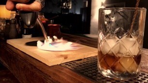 'Cedar Smoked Old Fashioned!! Cali Craft Cocktails'