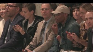 'Whoopi Goldberg and Russell Westbrook front row of Thom Browne Fashion Show'