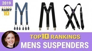 'Best Mens Suspenders Top 10 Rankings, Review 2019 & Buying Guide'