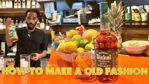 'How To Make A Old Fashion Cocktail...My First YouTube Video'